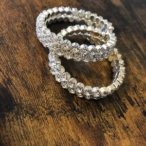 Rhinestone Bracelet 2pc